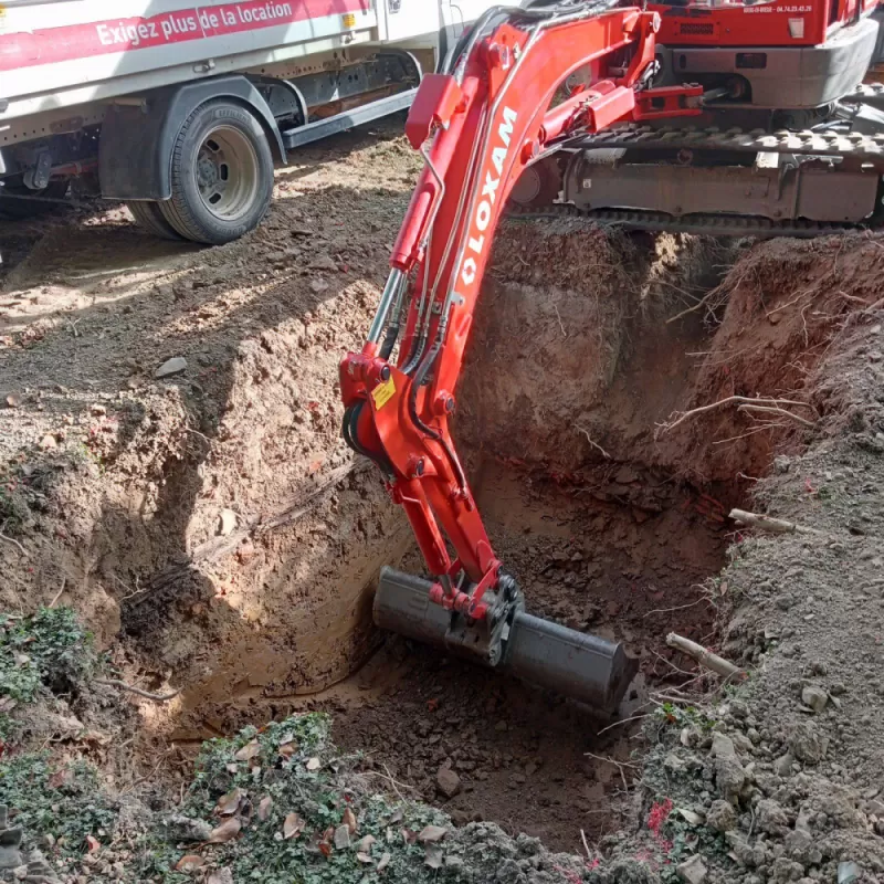Travaux de terrassement, Cormoz, BERTHET-BONDET PRESTA TP