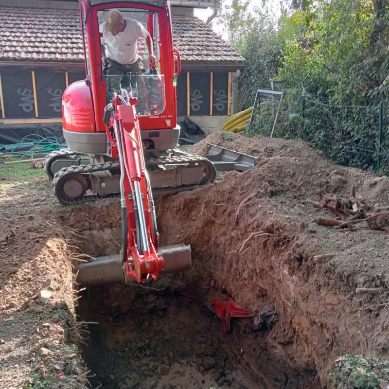 Travaux de terrassement, Cormoz, BERTHET-BONDET PRESTA TP