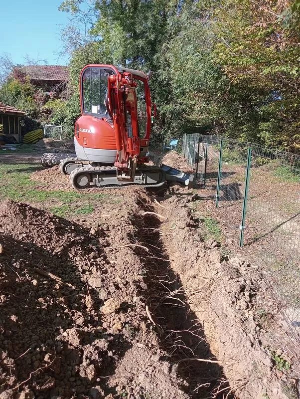 Travaux de terrassement, Cormoz, BERTHET-BONDET PRESTA TP